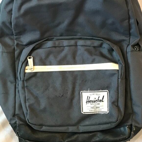 Herschel Gray Red Stripe Backpack - Picture 2 of 4